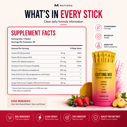 MATEORA Cutting Mix™ — Strawberry Açaí